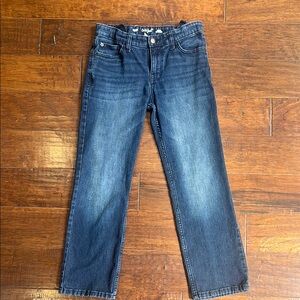 Cat & Jack Kid’s Blue Straight Jeans, Size 12 Husky